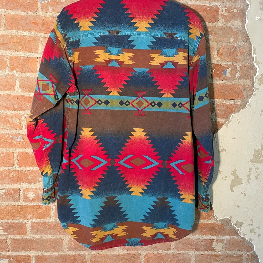 Woolrich Multicolor Geometric Cotton Shirt - Picture 2 of 3